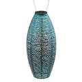 Lumiz Solarleuchte Long Oval 20 Paisley Meeresblau- LO2010571